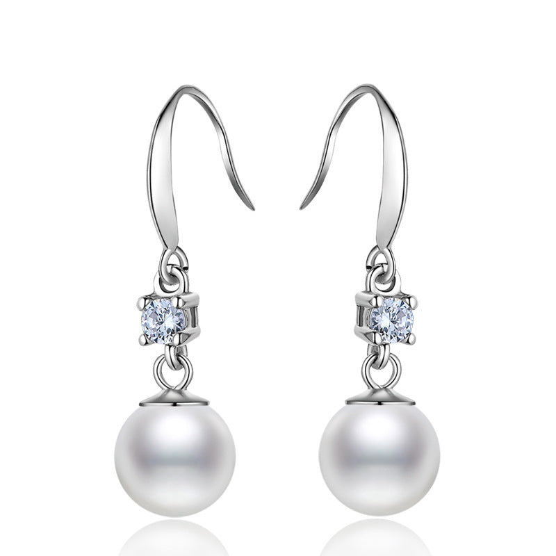 Geometric Silver Earring Set
