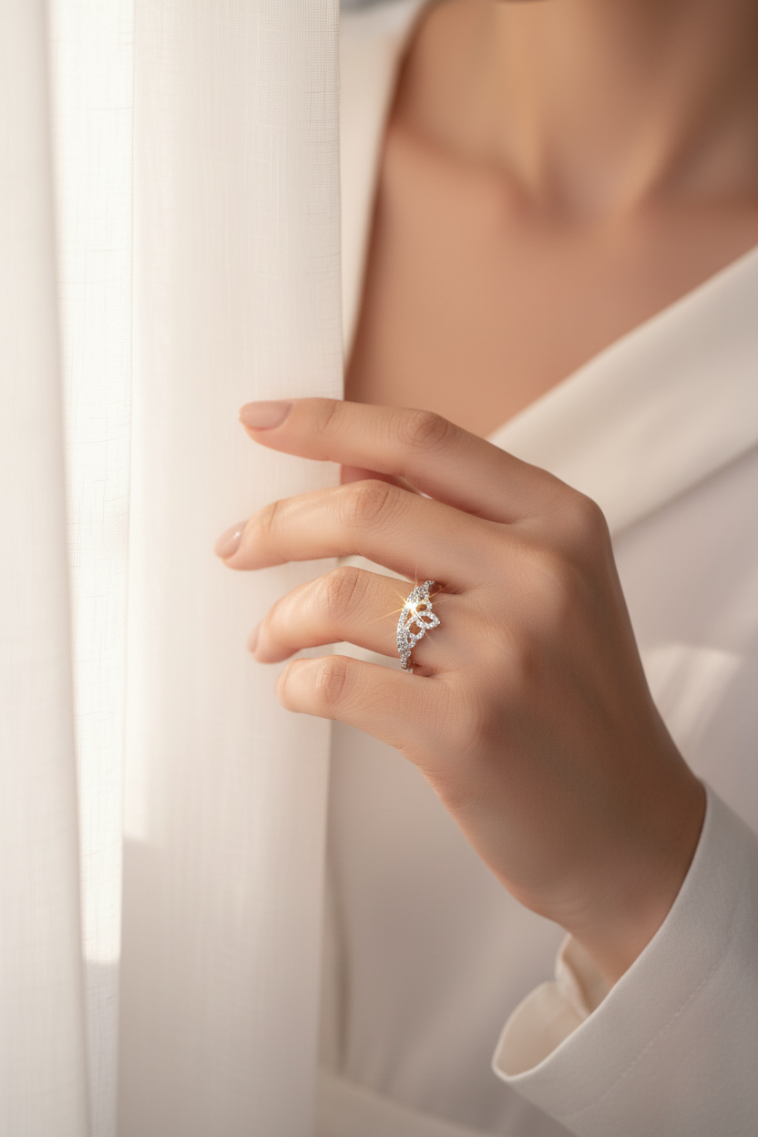 Crown Ring – Morning Linen
