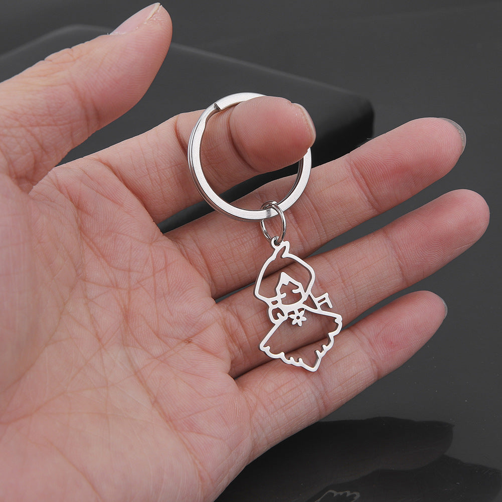 Customized Keychain Stainless Steel Personalized