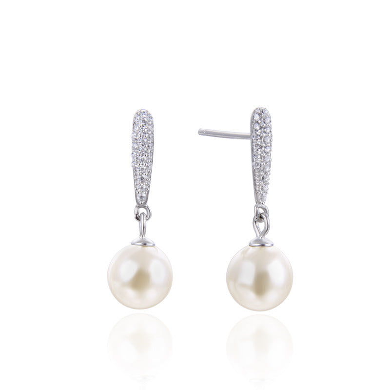 Geometric Silver Earring Set