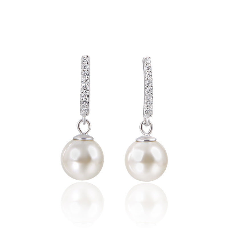 Geometric Silver Earring Set