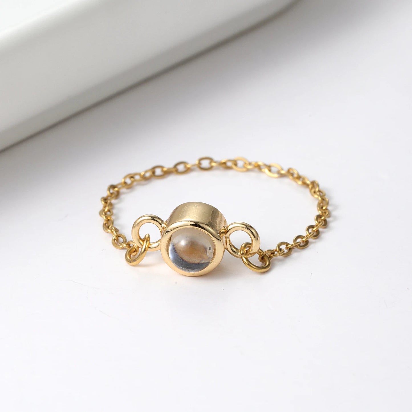 Customized Photo Projection Ring For Women