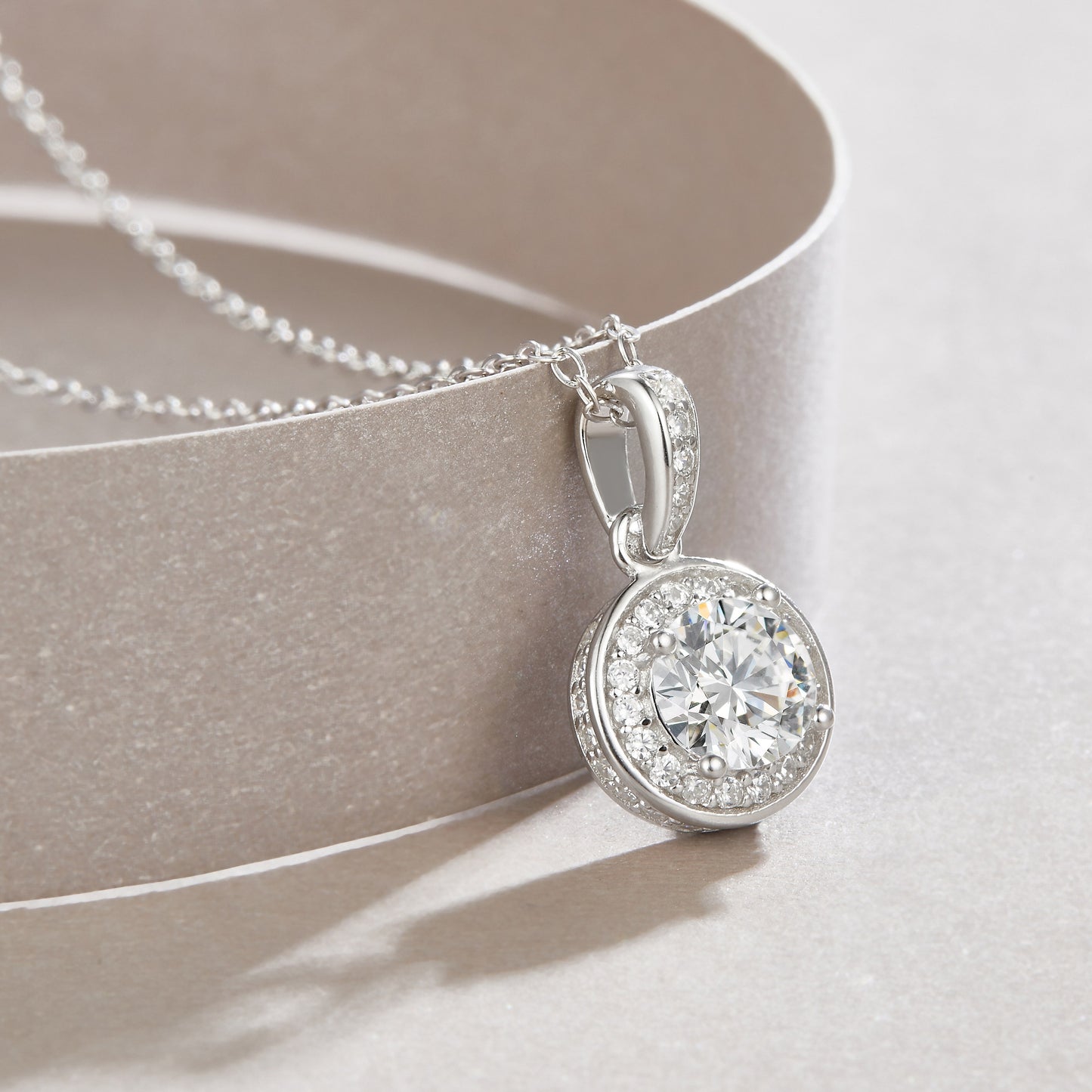 Dark Night Elf – 1-Carat Moissanite Necklace, For the Woman Who Becomes the Light