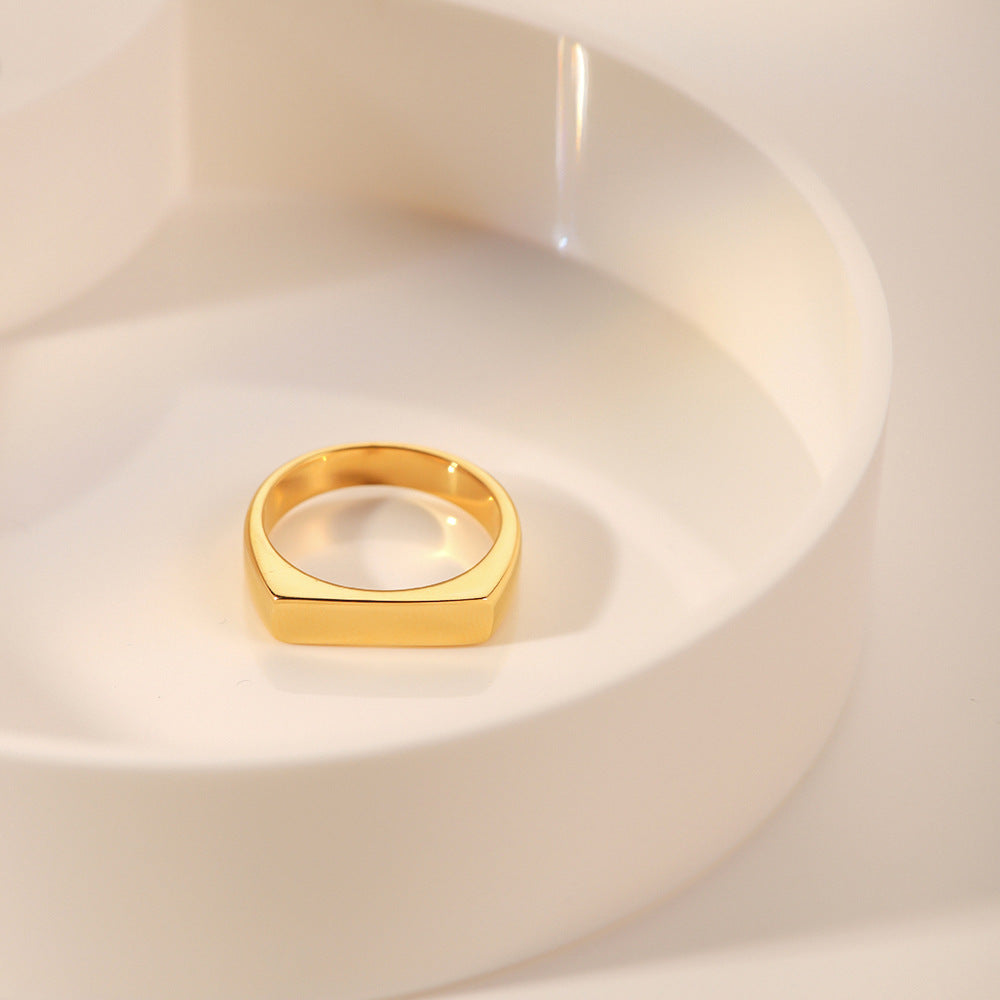 The Statement You Don’t Have to Make – Timeless Gold Signet Ring
