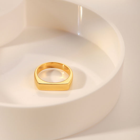 The Statement You Don’t Have to Make – Timeless Gold Signet Ring