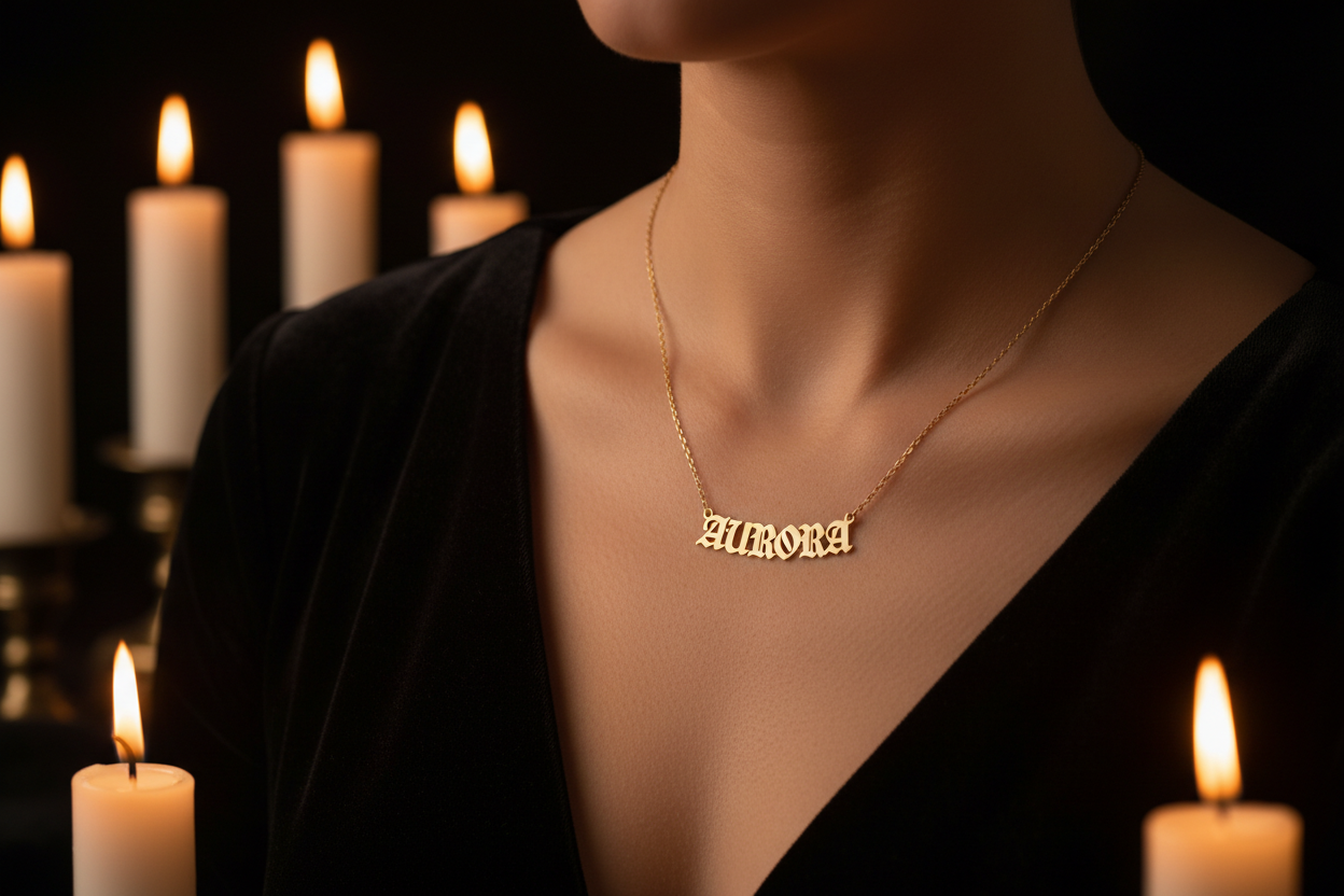 Custom Name Necklace — Personalized Gold Jewelry