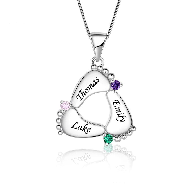 Customized eight-character necklace