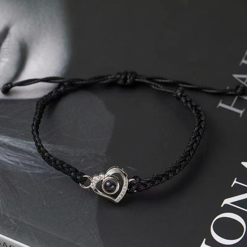Projection Woven Customized Color Photo Bracelet