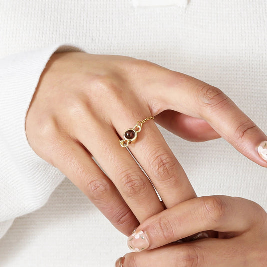 Customized Photo Projection Ring For Women