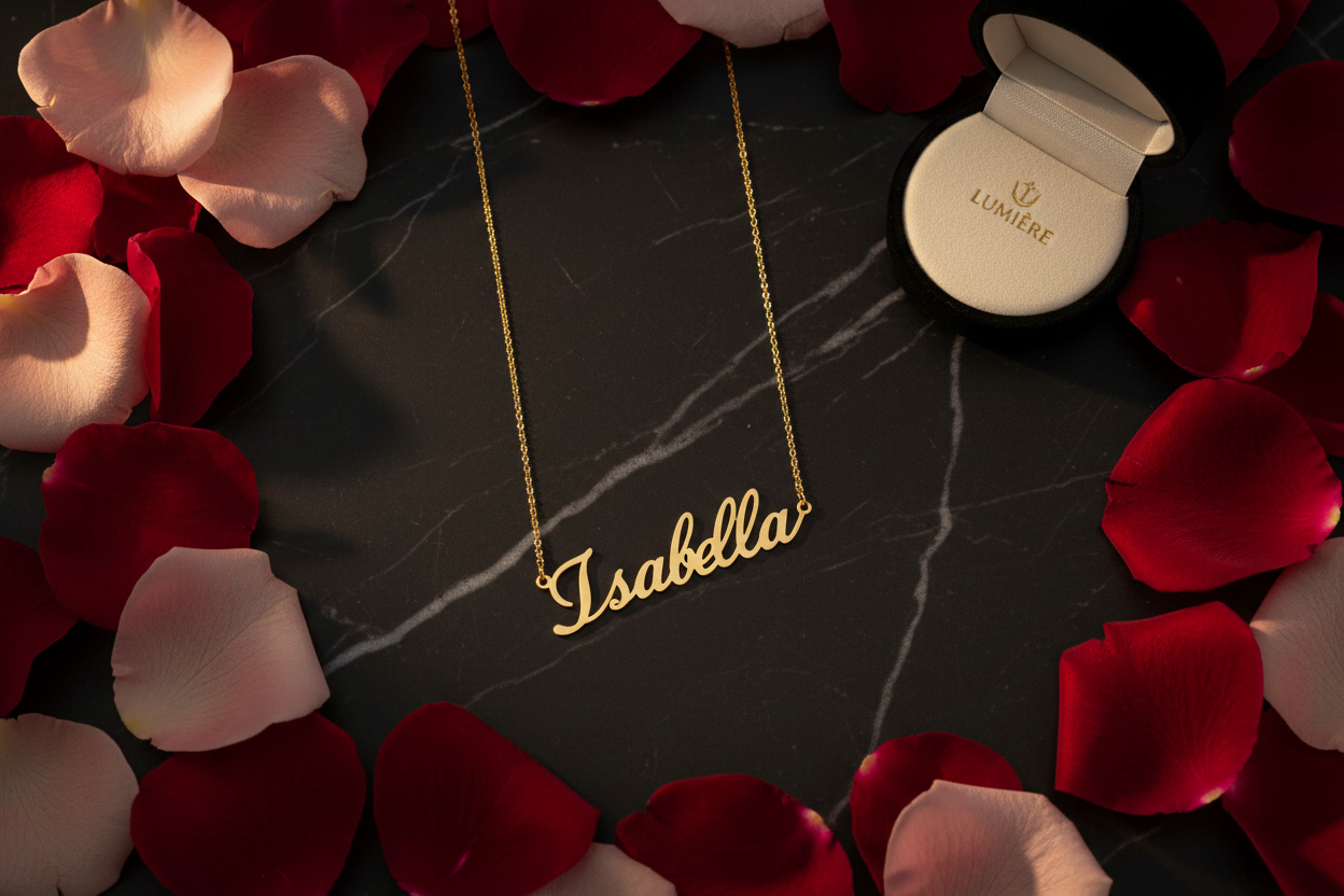 Custom Name Necklace — Personalized Gold Jewelry
