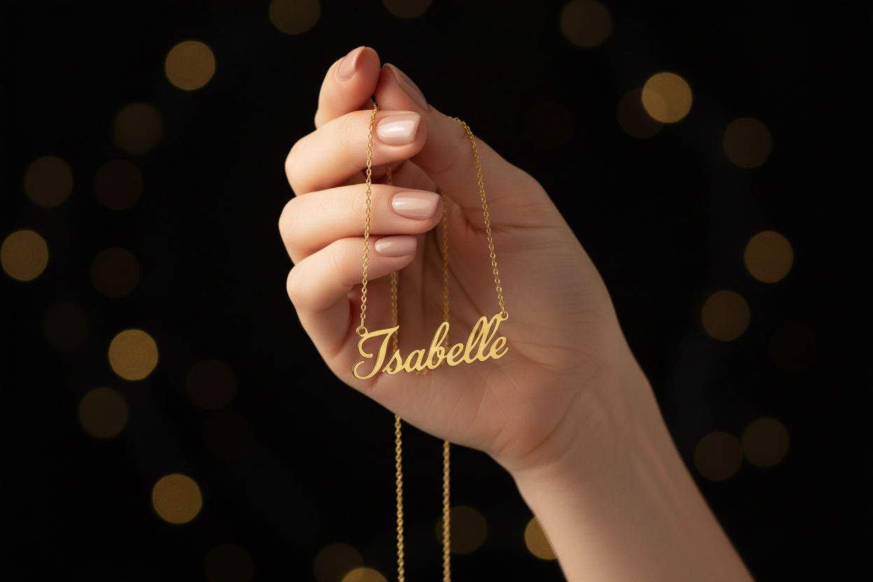 Custom Name Necklace — Personalized Gold Jewelry