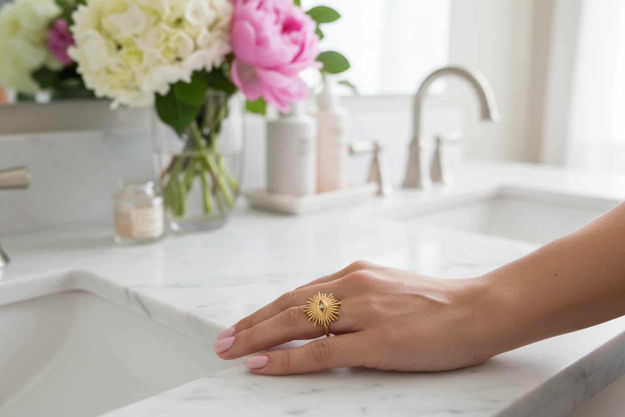 Solana Evil Eye Ring – Morning Ritual
