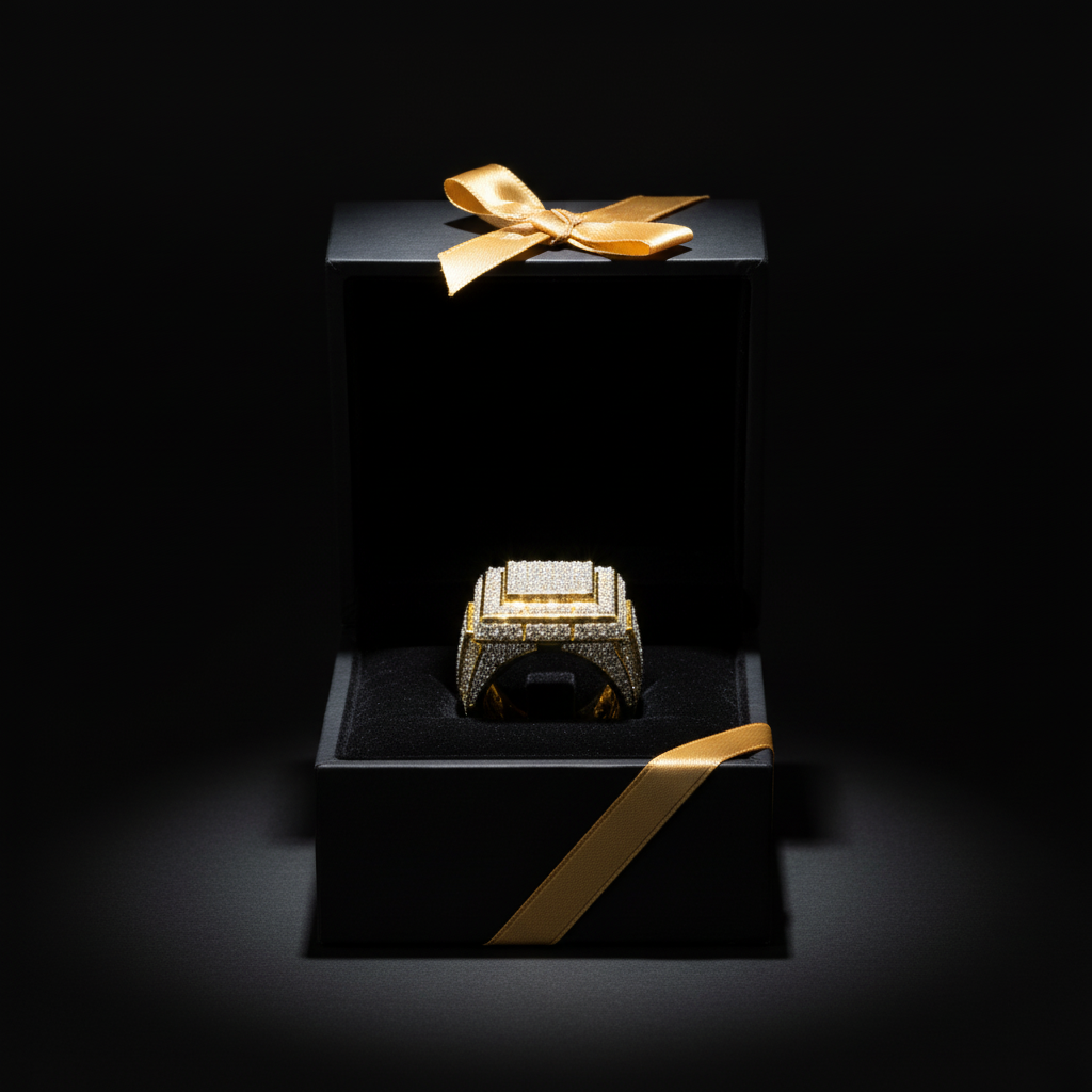 Imperial Geometric Ring – Luxury Gift Box