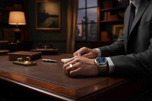 Timeless Gold Signet Ring – Executive Desk