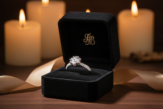 Eternal Light Moissanite Ring – Luxury Gift Box – G-Link Luxe