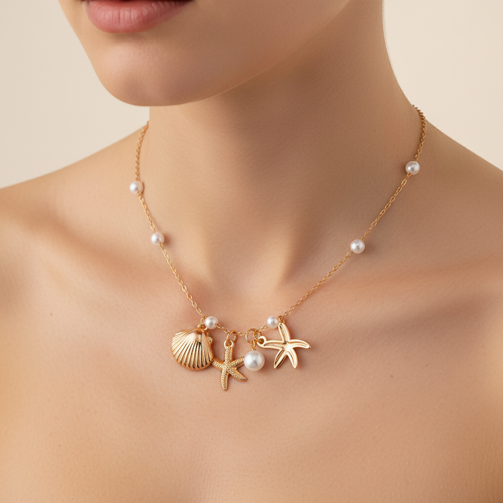 Elegant 18K Rose Gold Plated Pendant Necklace – Luxury Everyday Wear